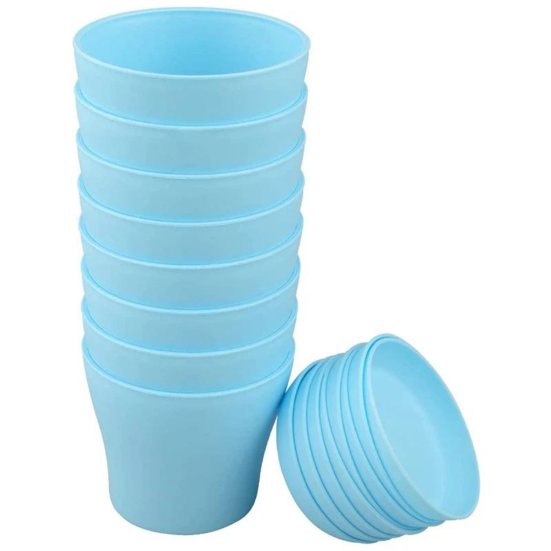 

Пластиковый цветочный горшок с подставкой, цветочный горшок для рассады цветов, 10 штук