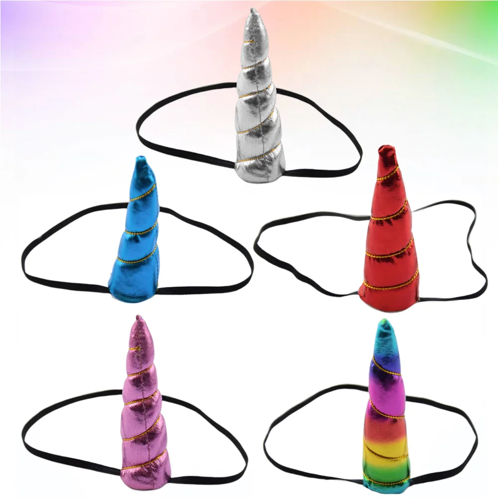 

Horn Headbands Elastic Wrap Hair Hair Accessories 5pcs