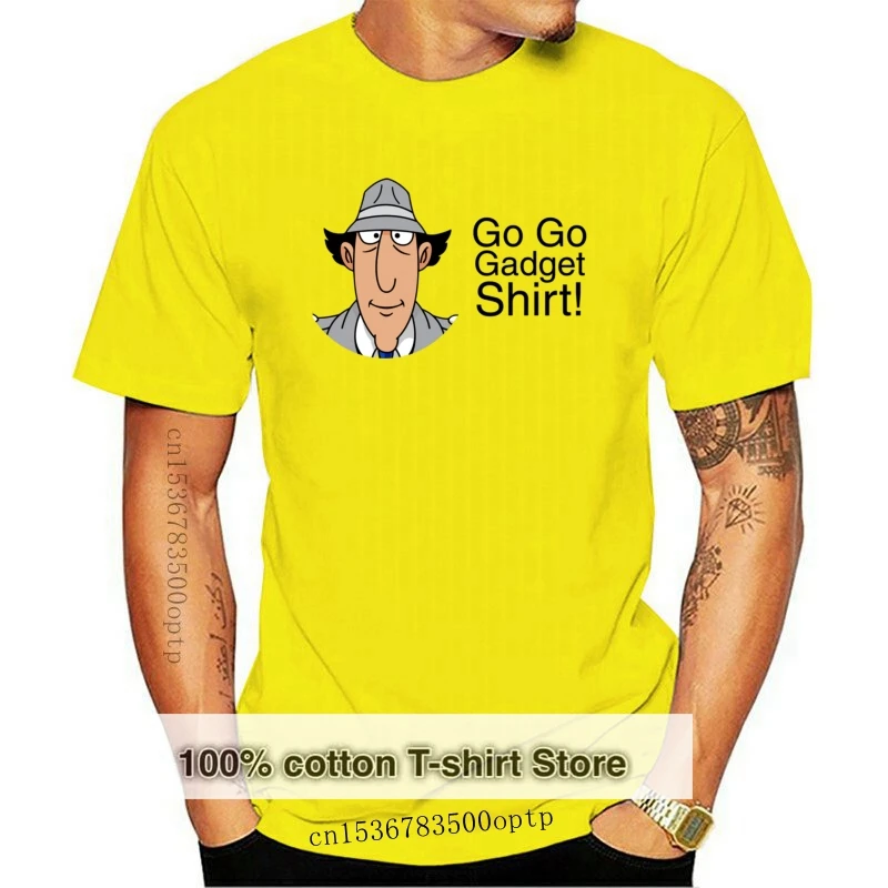 

Go Go Gadget Shirt! Inspector Gadget T Shirt Men Women TEE Shirt Loose Size Top Ajax Funny