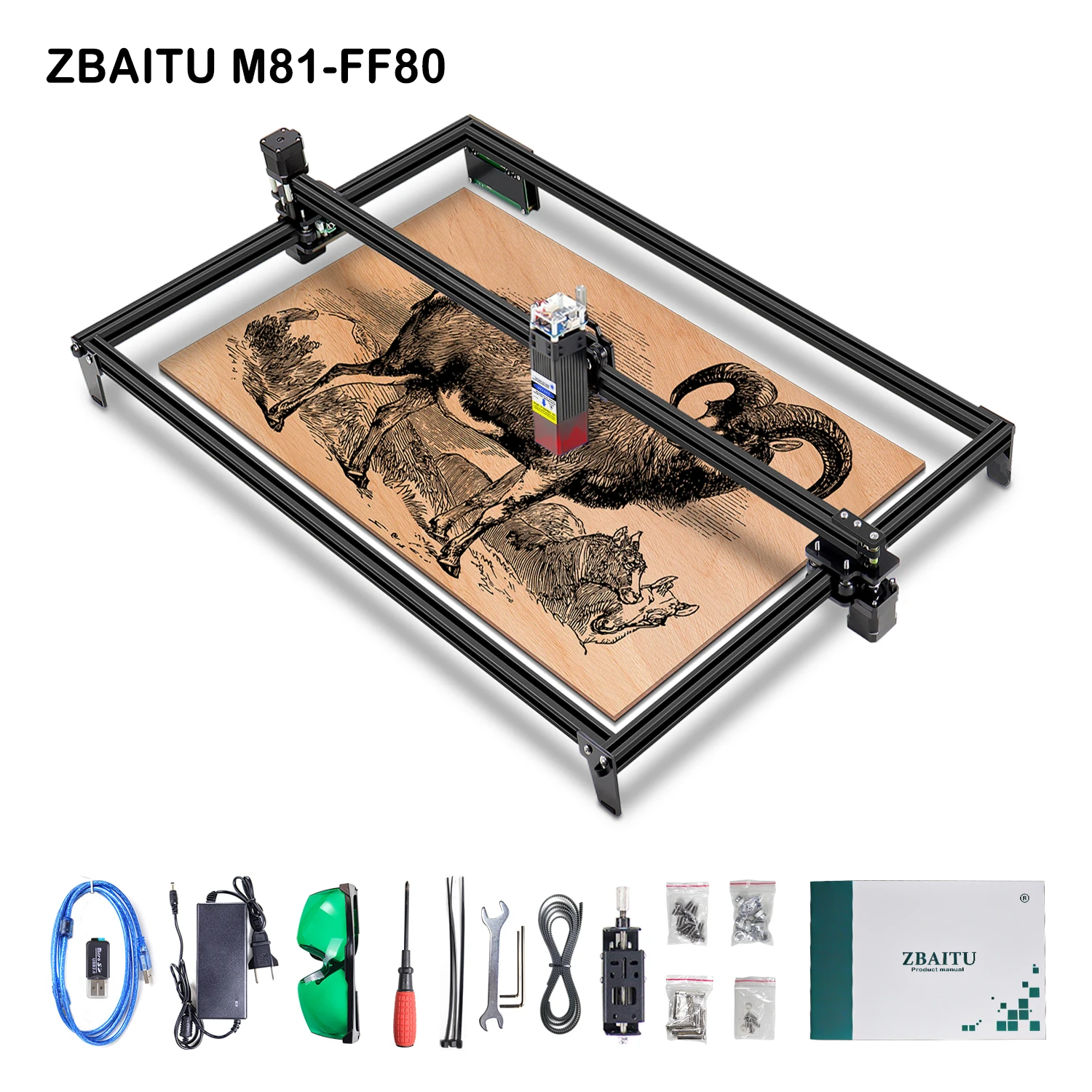 Лазерный Гравировальный резак ZBAITU Advanced M81 лазерная гравировальная машина