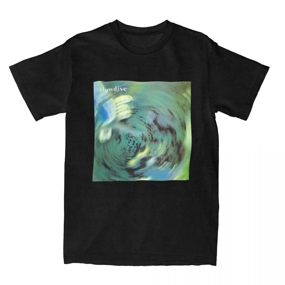 Футболка мужская с коротким рукавом и круглым вырезом из чистого хлопка