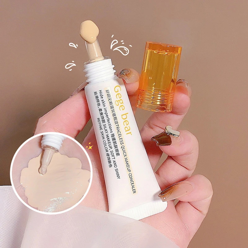 

Face Makeup Liquid Concealer Full Coverage Invisible Pores Smooth Moisturizer Foundation Cover Dark Circles Acne Marks Spots