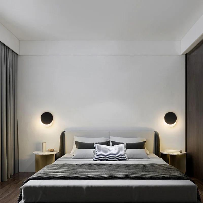 

Bedside Wall Lamp Interior Bathroom Light Fixture Nordic Wall Lamp Living Room Decoration Home Lampara Pared Led Light HX50NU