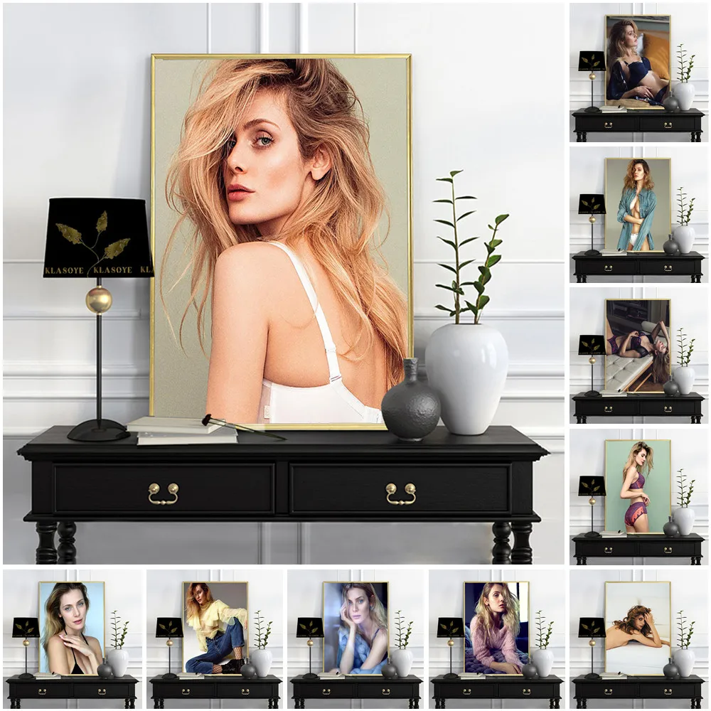 

Ola Kowal Model Fashion Art Print Star Photo Poster Beautiful Woman Canvas Painting Decor Wall Picture