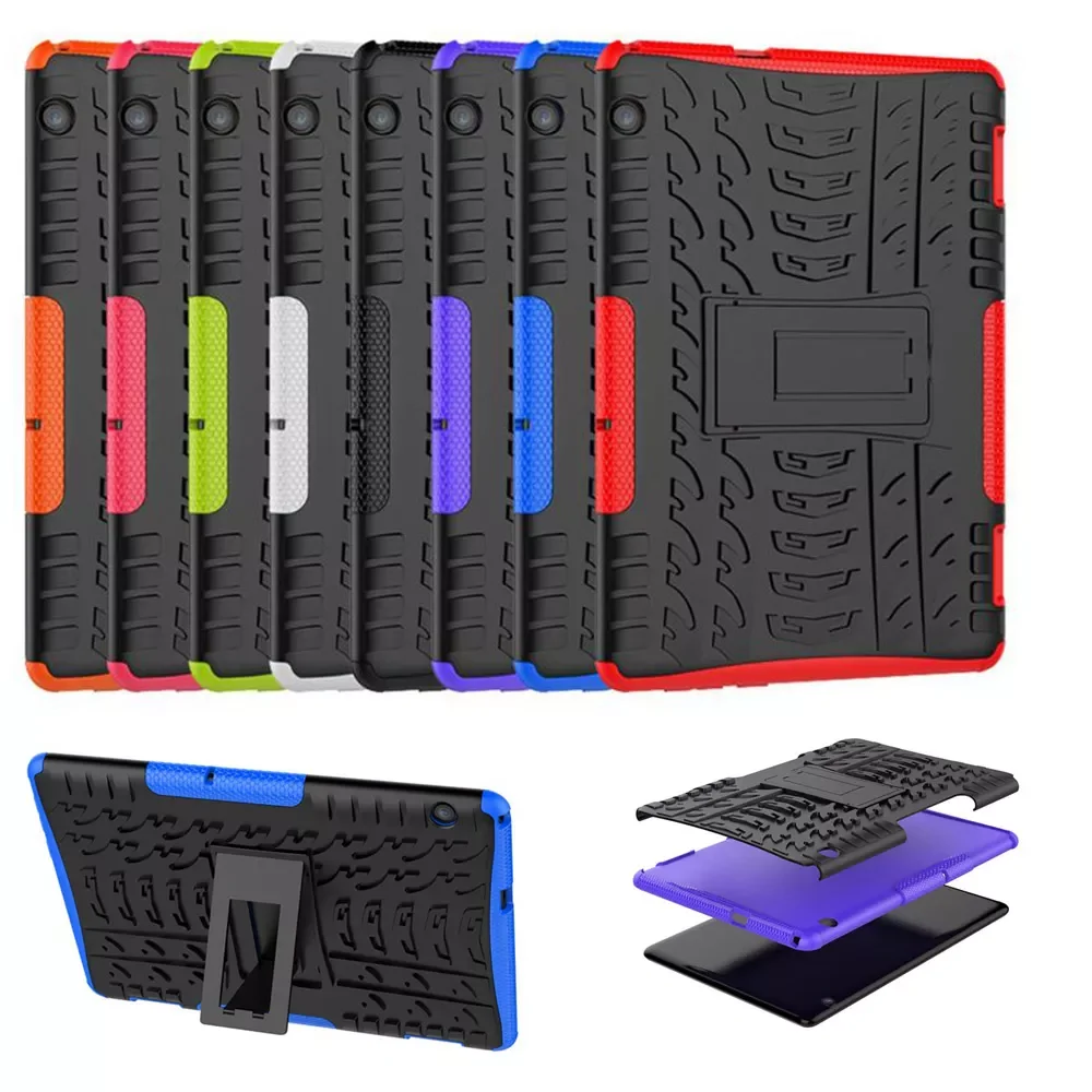 

for Huawei MediaPad T5 10 AGS2-W09 L09 L03 W19 case T5 10.1 inch Tablet TPU+PC Shockproof Tablet Stand Armore Case