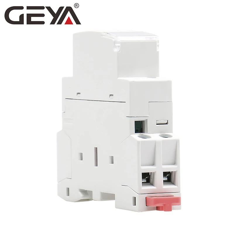 Бытовой контактор GEYA для Din-рейки 24 В переменного тока 48 110 220 2P 25 А 2NO 50/60 Гц |