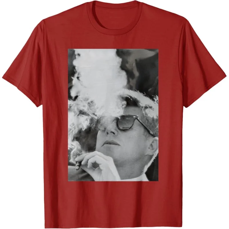 Футболка JFK Smoking with Shades President John F. Kennedy
