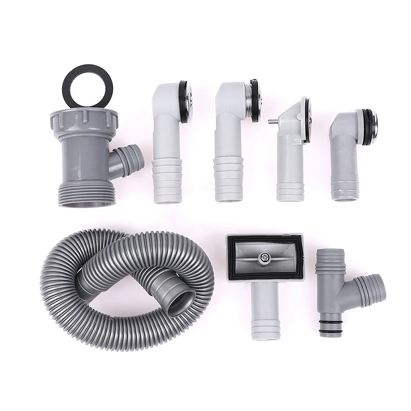 

Kitchen Basin Overflow Hole Drainage Water Pipe Three Links Head Sink Connector