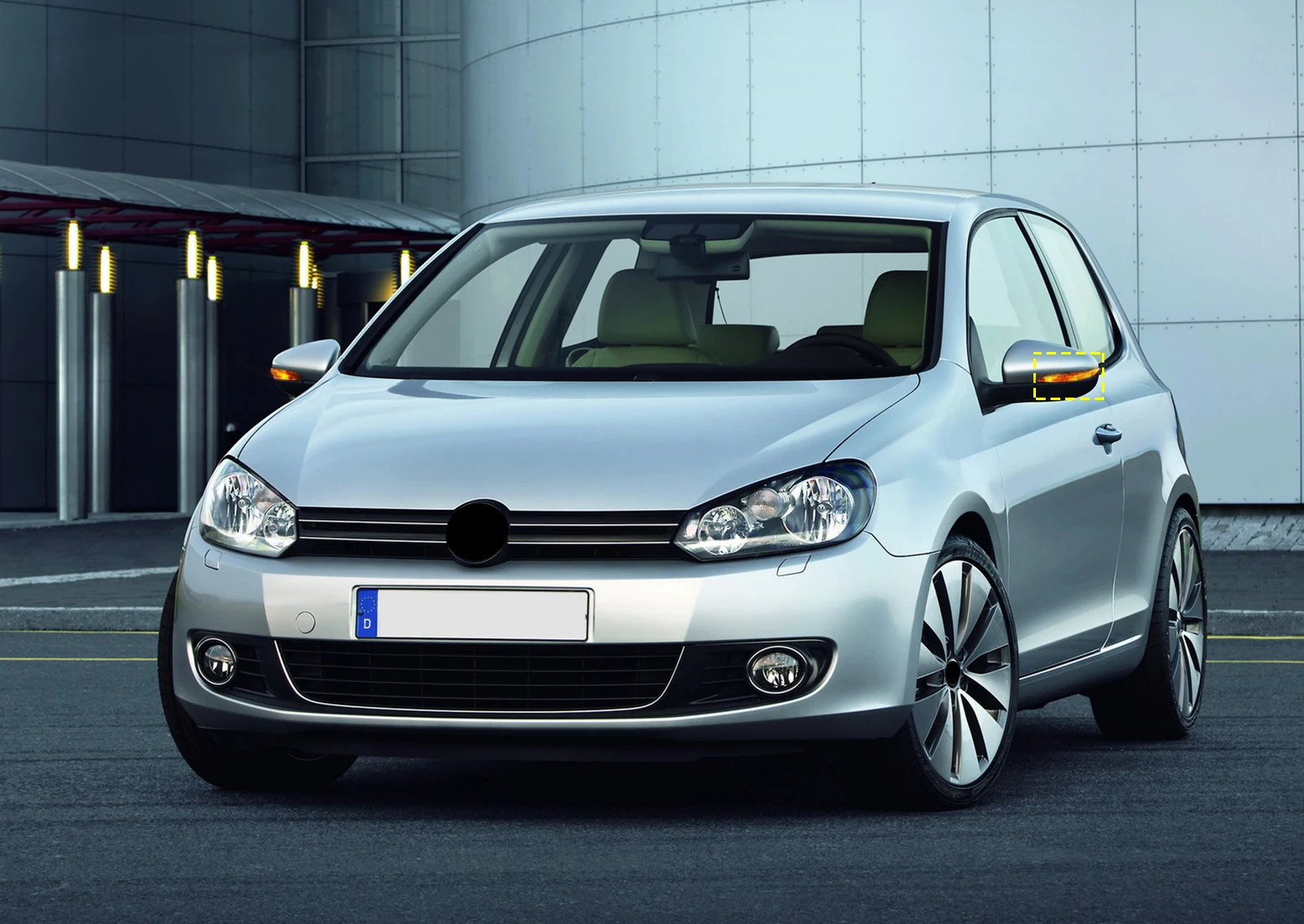 Индикатор зеркала левого крыла светодиодный сигнальный светильник N/S для VW Golf MK6