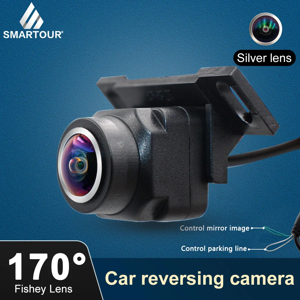 

Автомобильная камера заднего вида «рыбий глаз», с серебристыми линзами