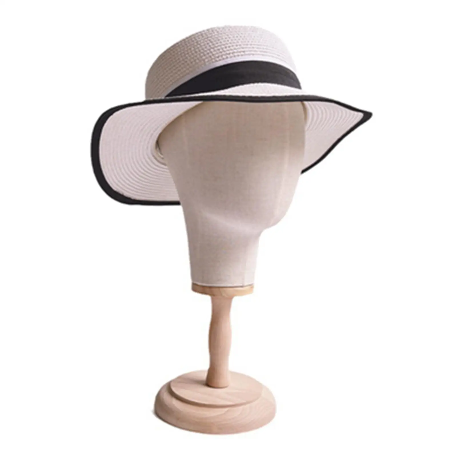 Подставка для шляпы парика стойка хранения шапок с головой манекена и деревянной