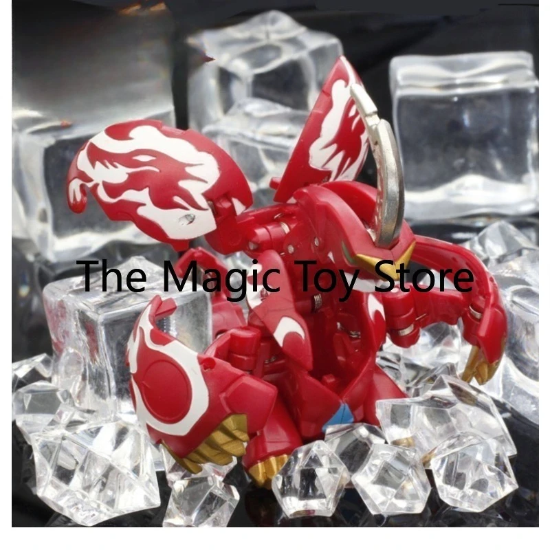 Фото Оригинальная коллекционная фигурка Bakugan BattleBrawlers Tiansheng: Красный Жемчуг, Золотой Рог, Серебряный Рог, трансформируемая модель, игрушка №1