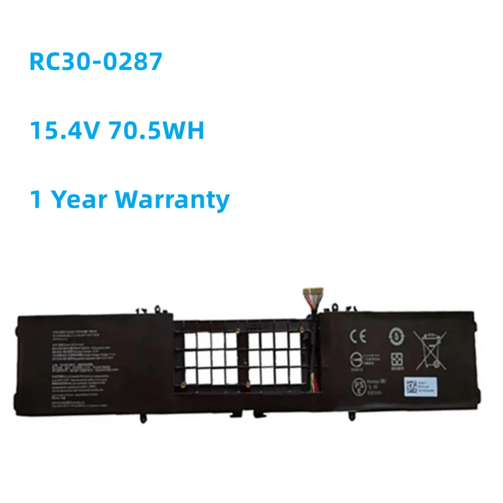 RC30-0287 Laptop Battery For Razer Blade Pro 17 2019 2020 RZ09-0287 RZ09-02876 RZ09-02877 RZ09-03295 15.4V 70.5WH/4583mAh