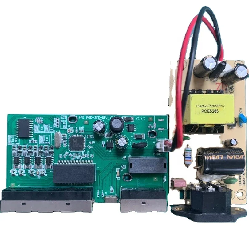 Wanglink SKD переключатель POE 4FE + 2FE 65 Вт