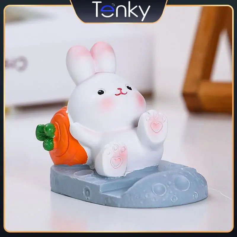 

Mobile Phone Holder Portable 1 Pcs Cartoon Bracket Universal Small Lazy Person Holder Consumer Electronics Lightweight Resin