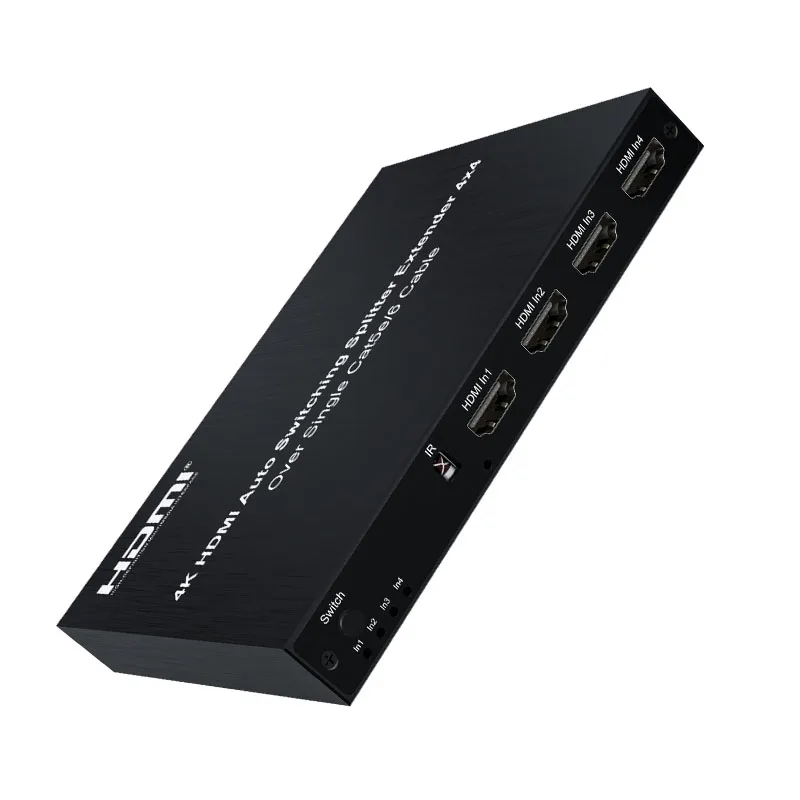 Разветвитель HDMI 4K 4x4 Расширитель 4 в выхода через Cat5e/6–60M 120M HDMI-переключателя с