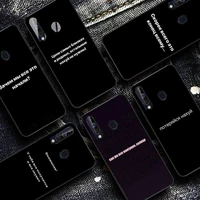 yndfcnb russian quotes words phone case for samsung a51 a30s a52 a71 a12 for huawei honor 10i for oppo vivo y11 cover
