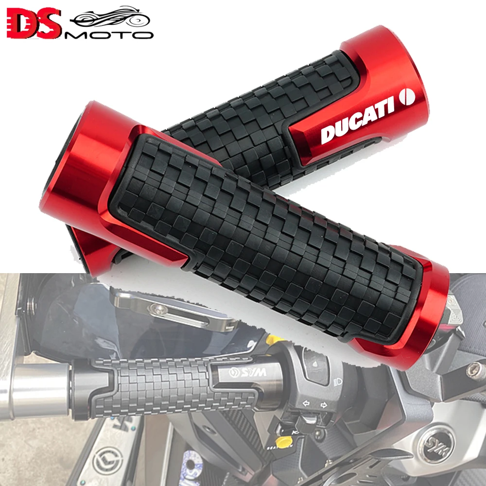 

Handle Bar Grips 7/8" 22MM For DUCATI Scrambler 400 800 Multistrada Monster DESERT X DIAVEL Motorcycle CNC Aluminum Accessories