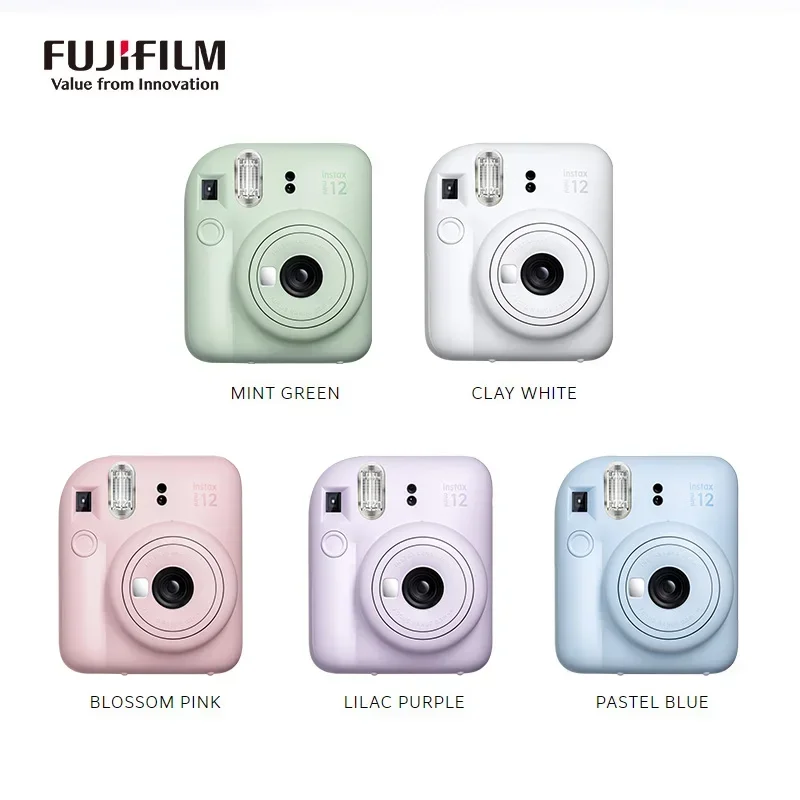 Фото Фотоаппарат моментальной печати Fujifilm Instax Mini 12 с автоэкспозицией, режимом крупного плана, коррекцией параллакса, пастельными оттенками, подарок №2