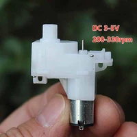 dc 3v 5v micro gear motor 250prm low speed reversible reducer plastic gearbox brushed engine for diy toy robot smart car