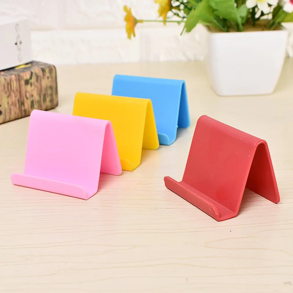 color random portable mobile phone holder candy fixed holder home supplies kitchen accessories decoration phone dropshipping free global shipping