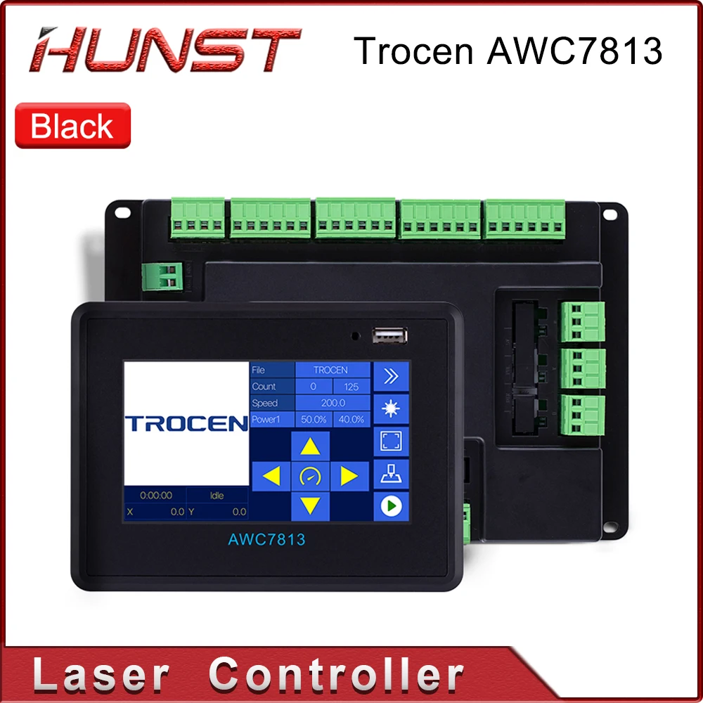 

HUNST Trocen AWC7813 Co2 Laser Controller DSP Control System DIY Laser Control Replace AWC608 AWC708 6442G 6445G