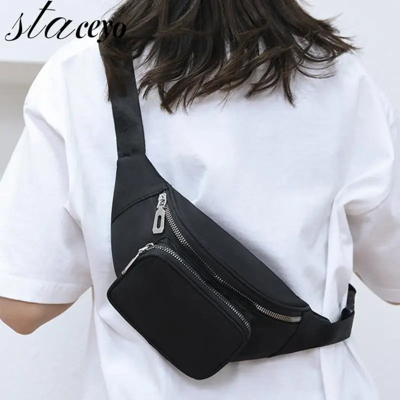 

Fashion Fanny Packs For Women Men Waist Bag Travel Sling Bags Zipper Chest Phone Pouch Running Walking Hiking Crossbody