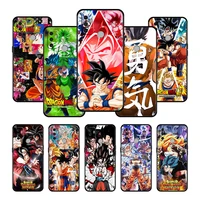 dragon ball z crystal phone case cover for oppo a74 a93 a54 a53 a16 a15 a9 a5 a52 a5s silicone luxury bag trend back style