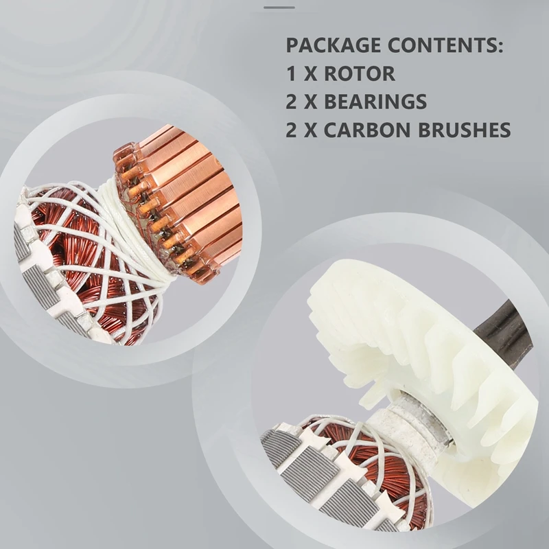 Замена якоря ротора 220 В для Hitachi 360591 E DH40MRY DH40M DH40MR DH40SR DH40FR Перфоратор с шлицевым