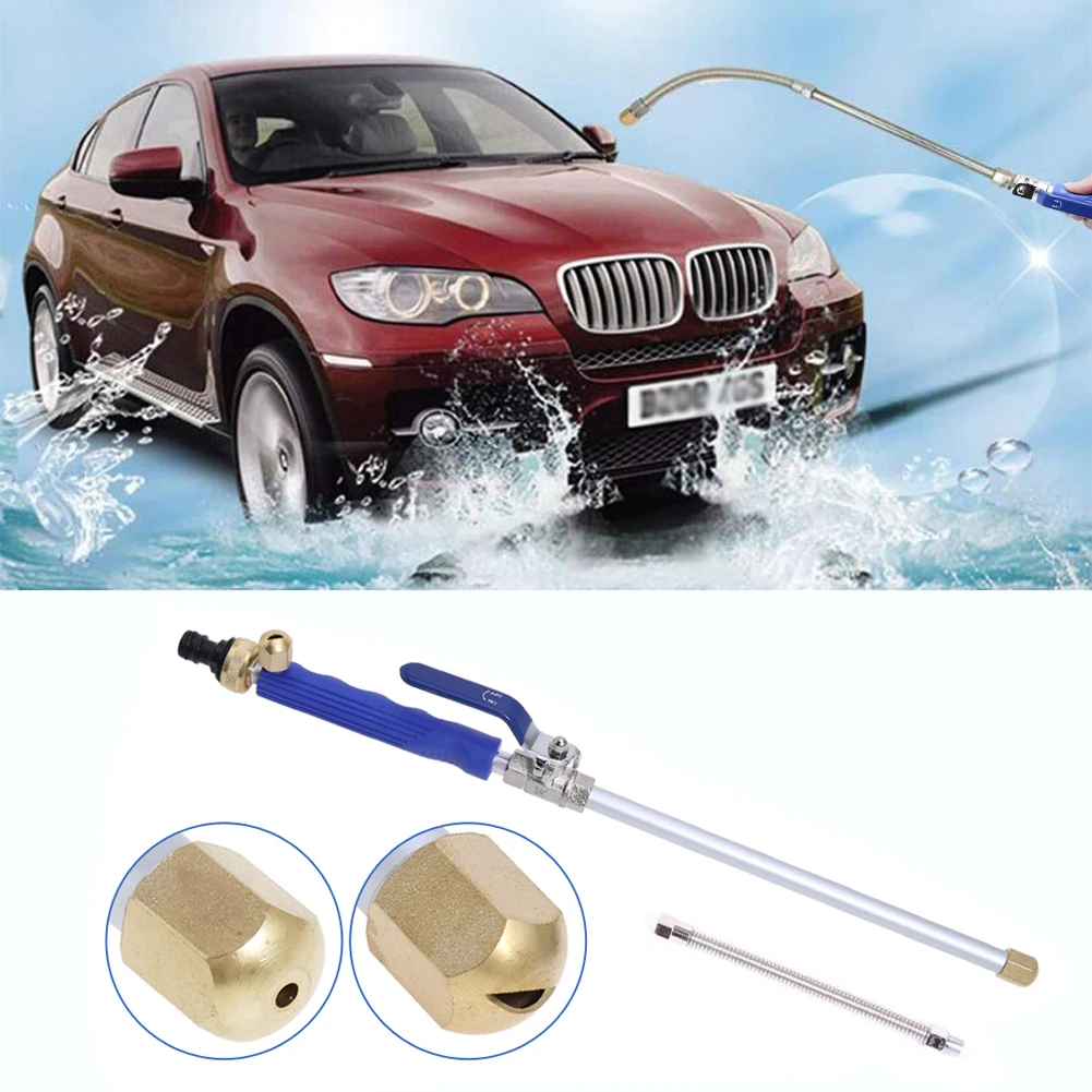

High Pressure Car Cleaning Water Gun Aluminum Pressure Cleaner Hose Wand Nozzle Sprayer Nozzle Sprinkler Cleaning Tool For Home