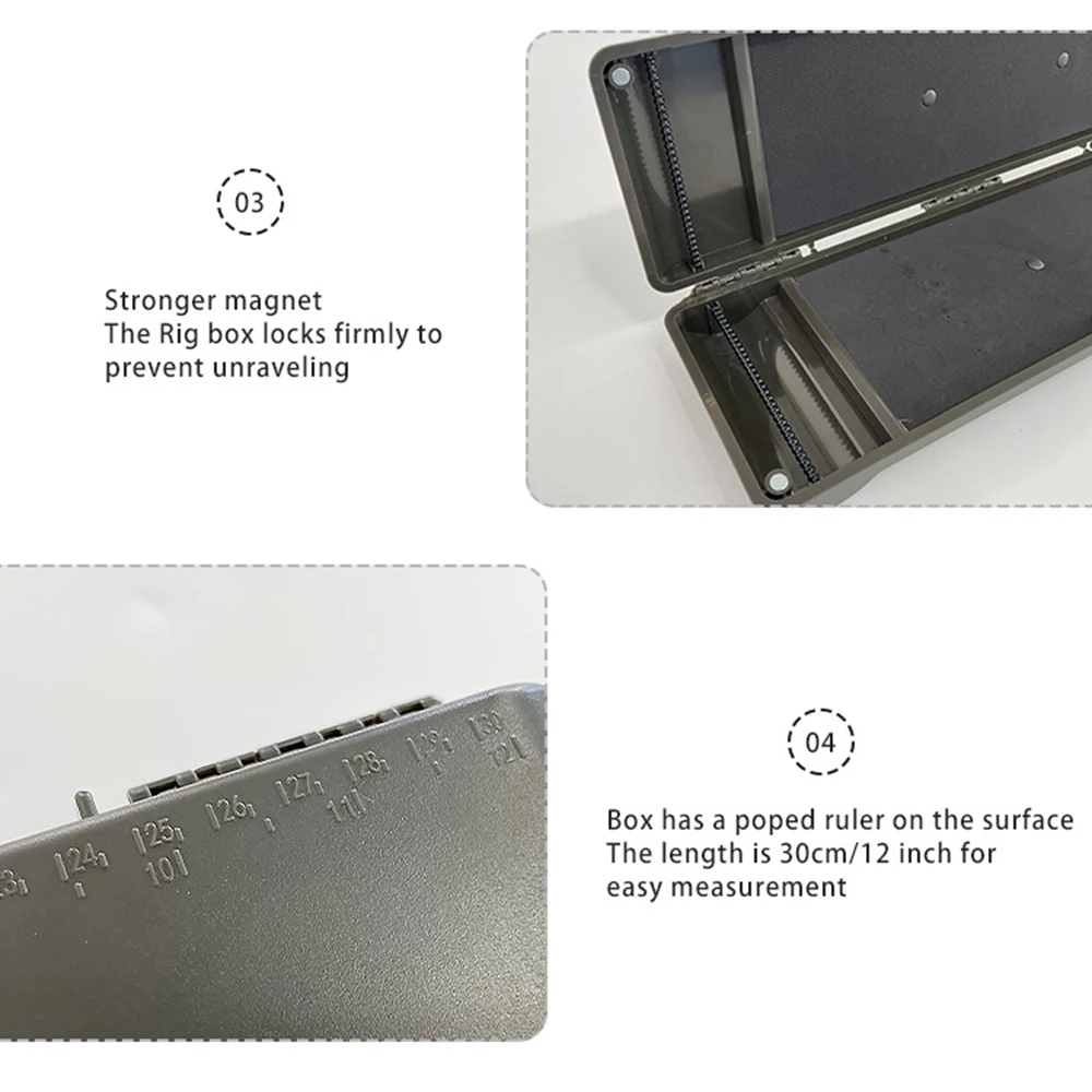 Коробка для набора лесок коробка рыбалки магнитный переключатель рыболовных