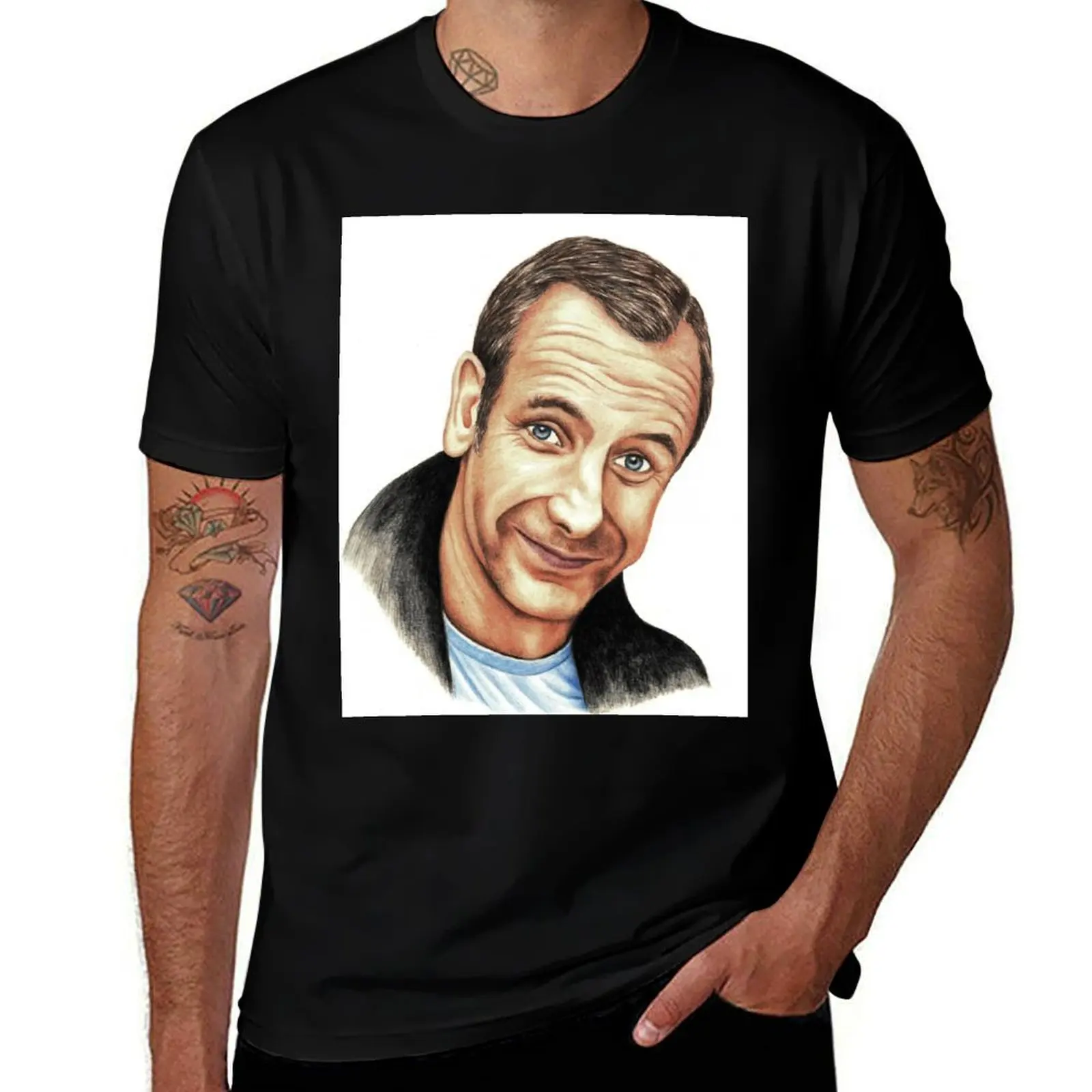 Фото Футболка Robson Green, базовая однотонная повседневная футболка №1