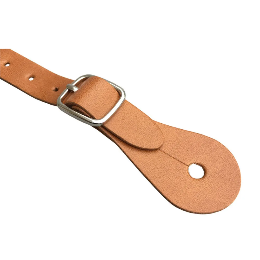 

Adjustable Spur Strap Spur Belt 1 Pair Buckle Spur Equestrian Equipment Horse Riding Training PU Laces Functional