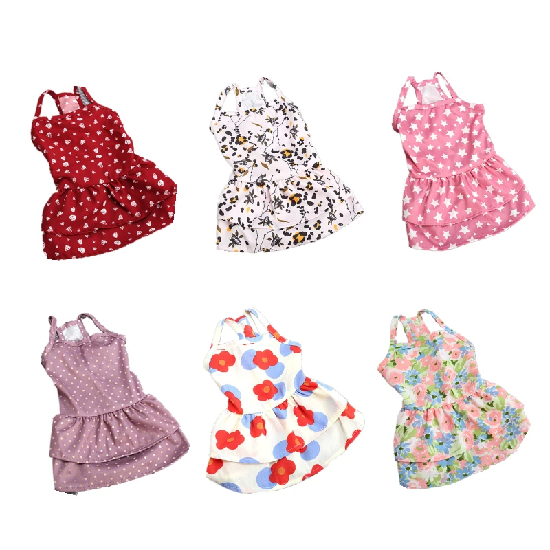 

Summer Pet Skirt Small Breathable Cat Skirt for Dog Clothes Dress for Pets Clothing Costume