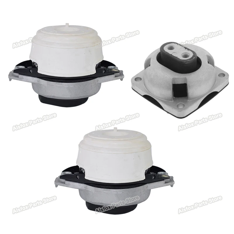 

3X Transmission Auto Engine Motor Mounts Bracket Support For Mercedes Benz W166 GL450 ML350 ML400 A1662405917 A2512401818