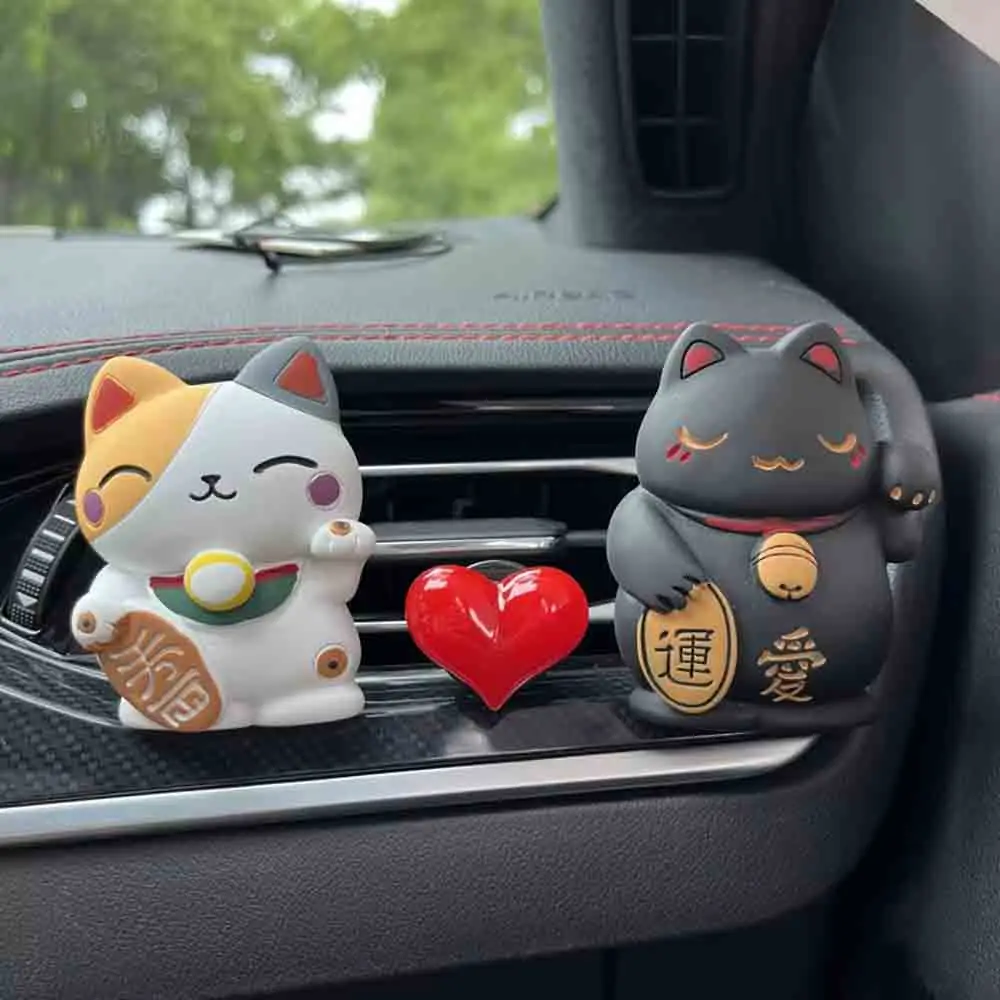 Автомобильный освежитель воздуха Lucky Cat диффузор аромата смола художественный