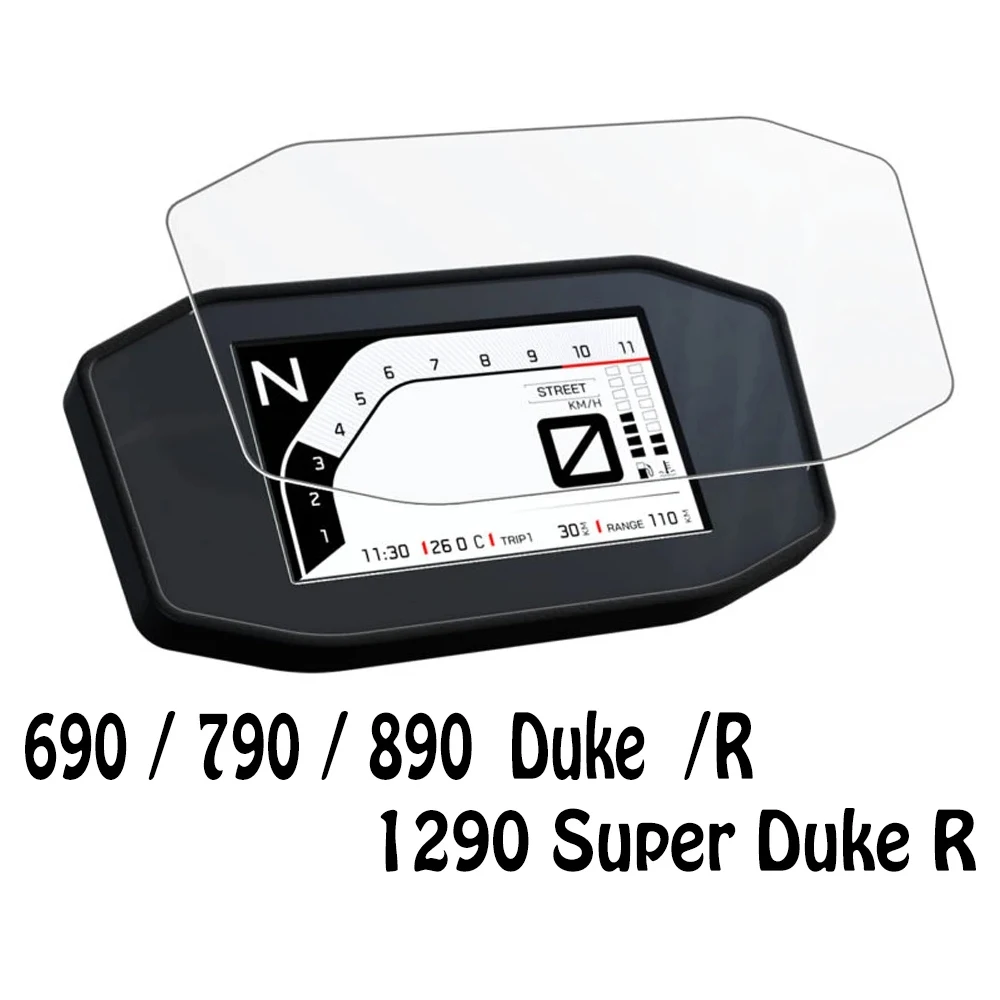 

Motorcycle Scratch Cluster Screen Protection Soft TPU Film Protector For KTM 690 Duke / 790 Duke /1290 Super Duke R / 890 Duke R