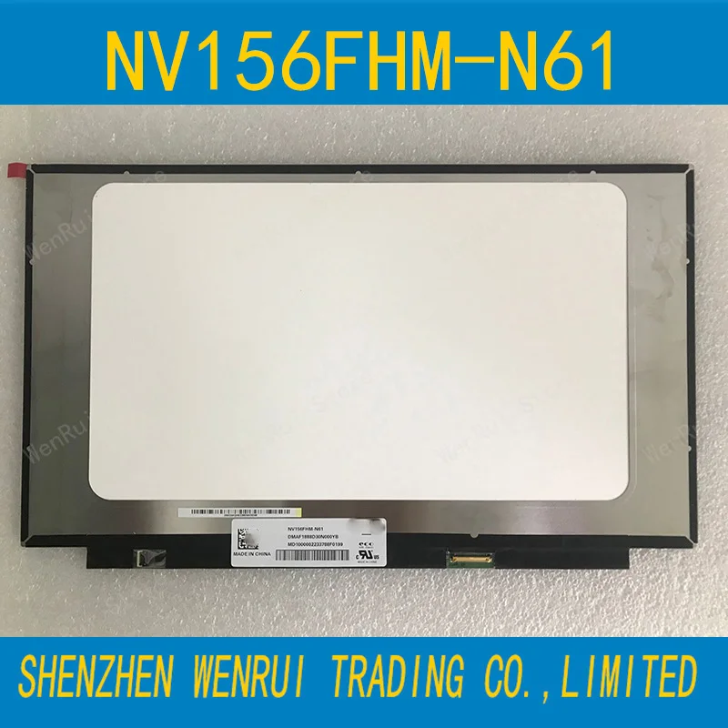 

15.6" IPS Laptop LCD Screen NV156FHM-N61 V8.0 V8.1 V8.3 72% NTSC for Lenovo Thinkpad L15 Gen1 Matrix 30Pins FHD Matte