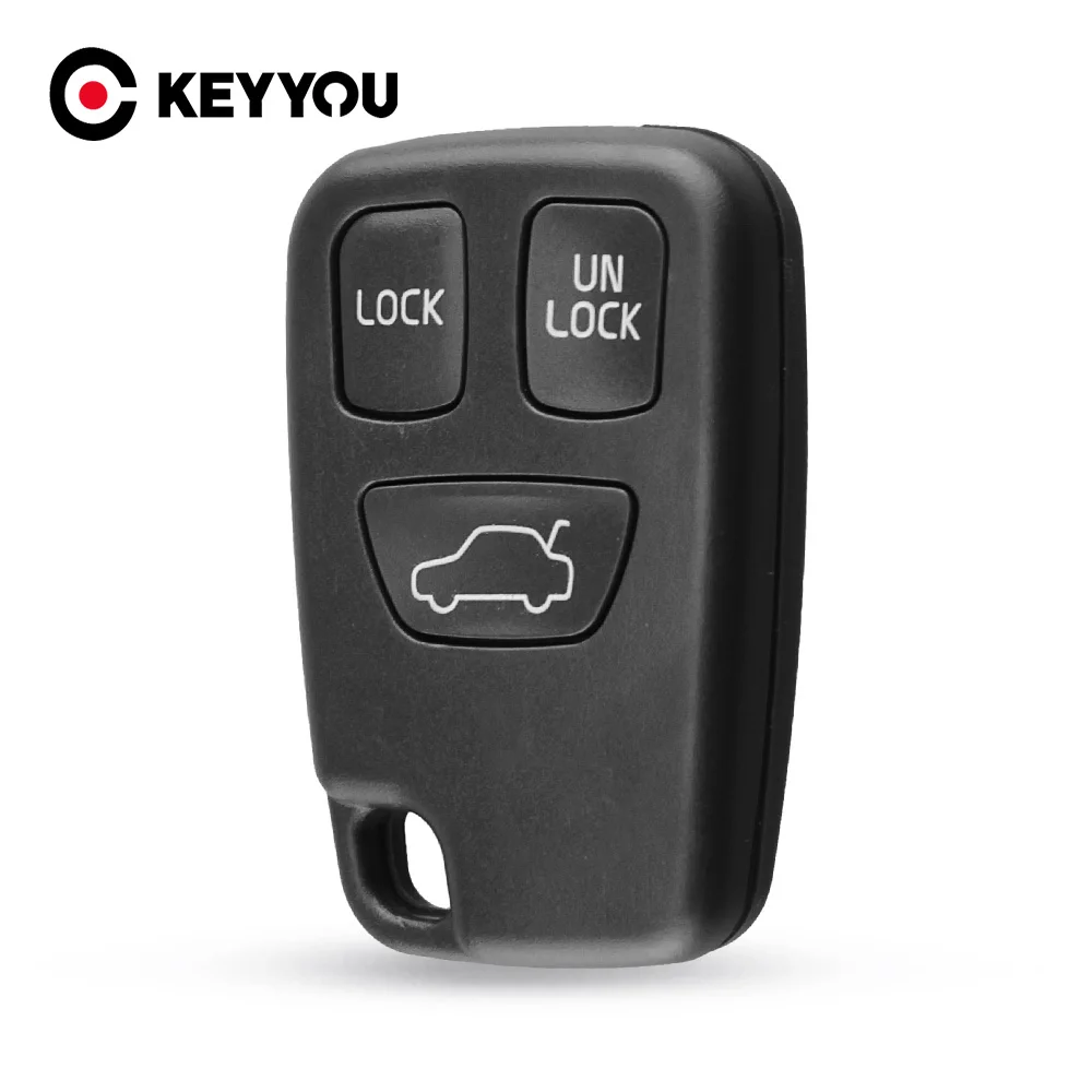 

KEYYOU 20pcs/lot New Uncut Blade 2 Buttons Remote Car Key Fob Case Shell for VOLVO S40 S60 S70 S80 S90 V40 V70 V90 XC70 XC90