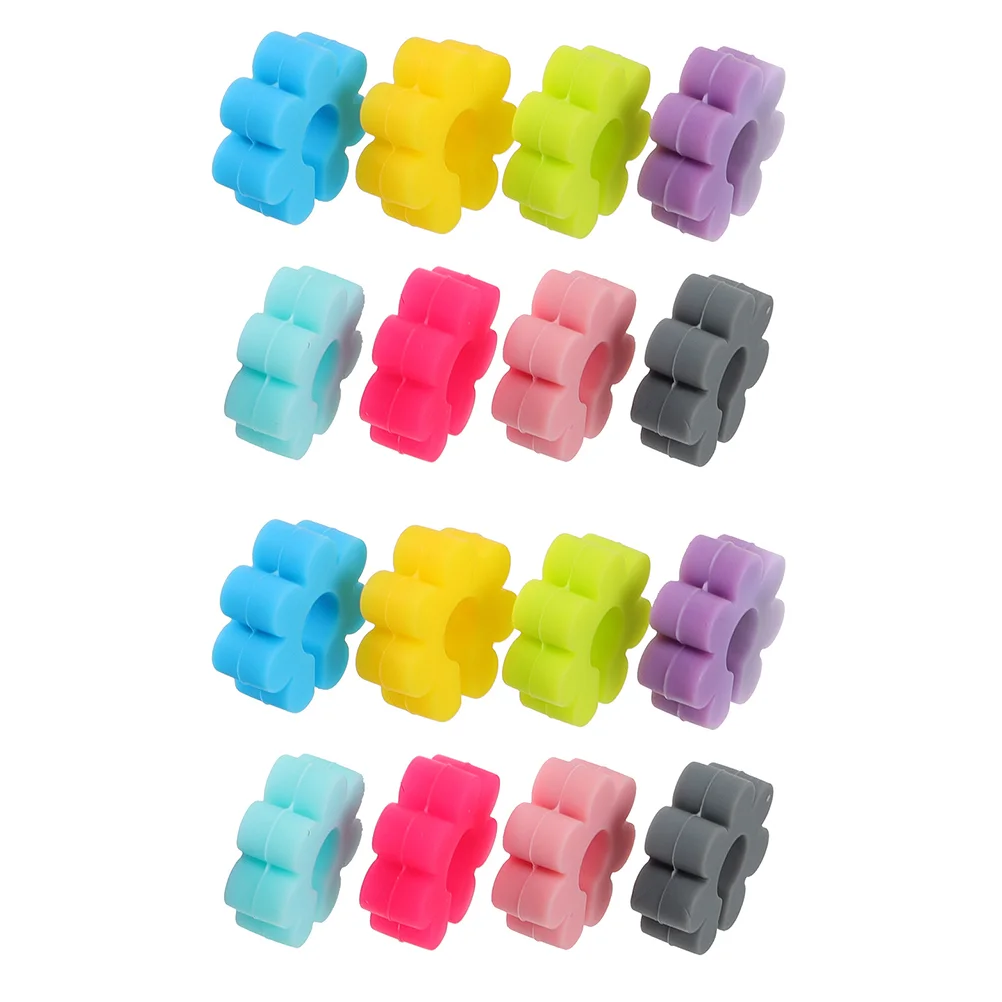 

16 Pcs Wedding Glass Charms Wedding Signs Drinking Glass Charm Glass Identifier Champagne Glass