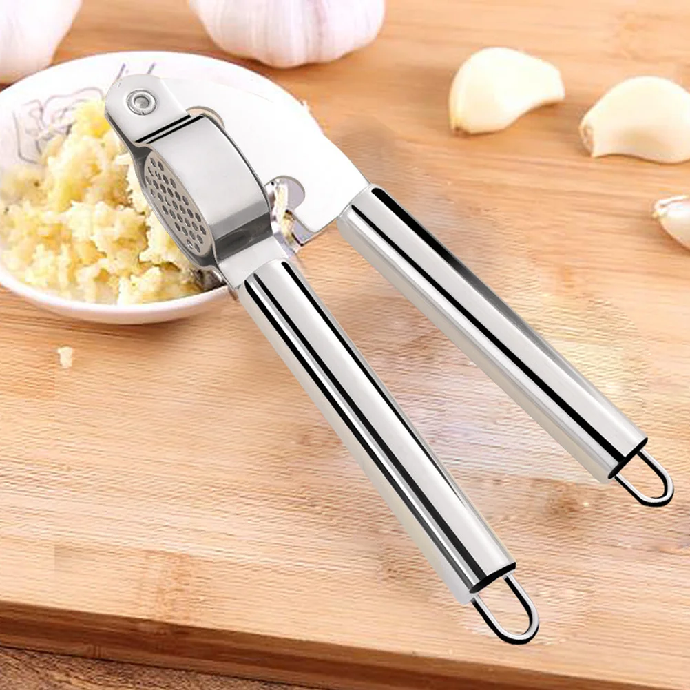 

Stainless Steel Garlic Press and Garlic Slicer Mincer and Crusher Garlic Press Professional Garlic Presser Grinding Kitchen