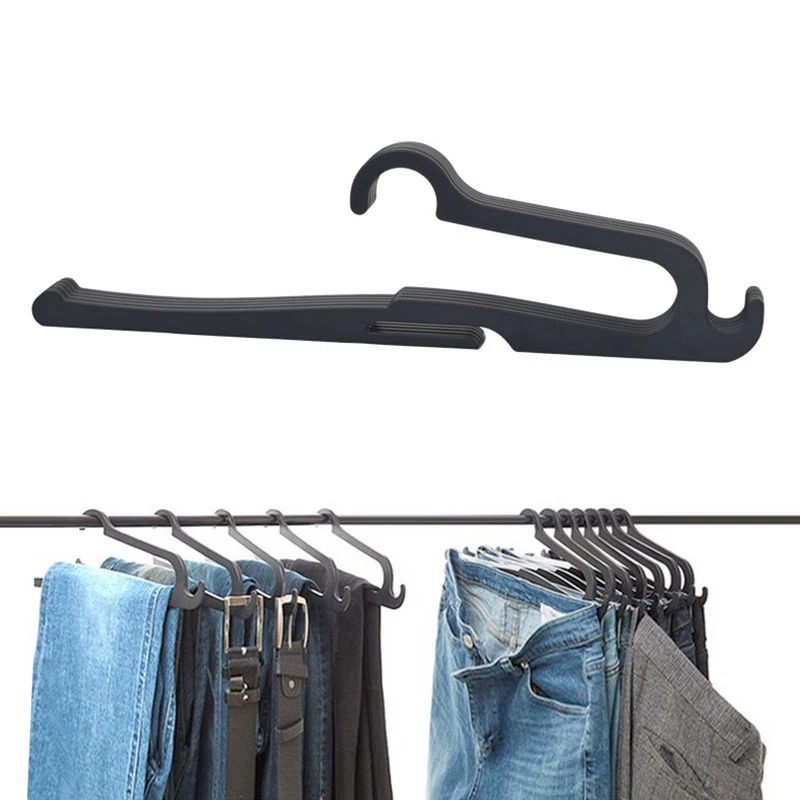 

HangersCloset Organizers Space Saving Hurdle Hangers Racks Pants Rack Home Storage Hangers Wardrobe Storage Tools