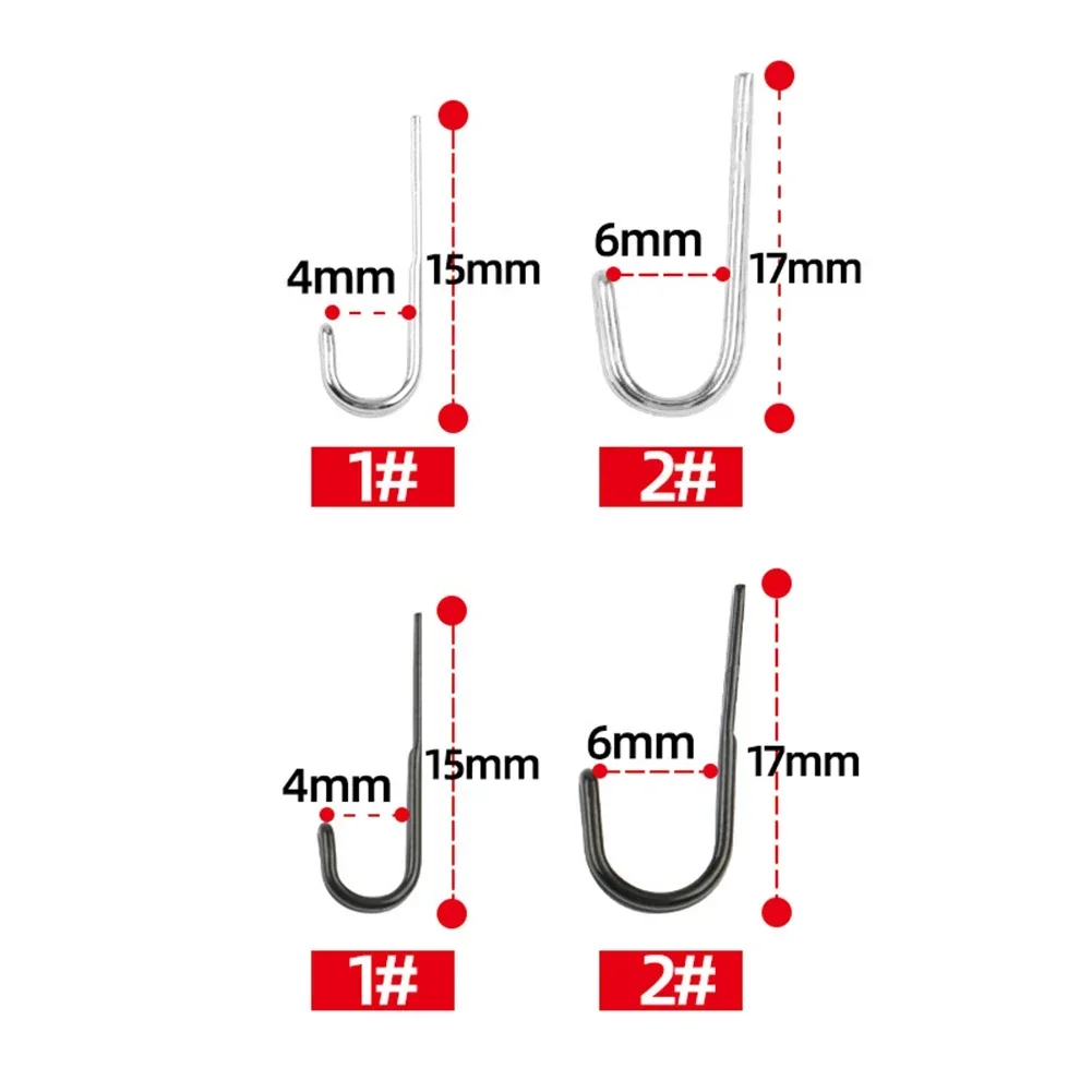 1 шт. рыболовный крючок из нержавеющей стали