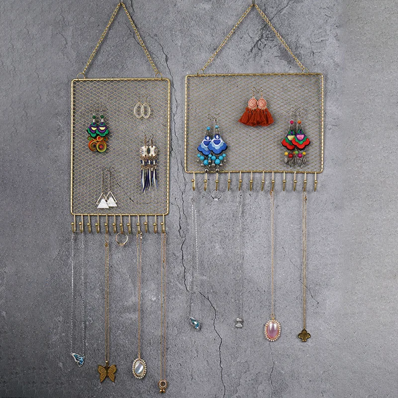 

Приемник настенной полки в клетку на стене искусственной Подвески Ювелирных изделий