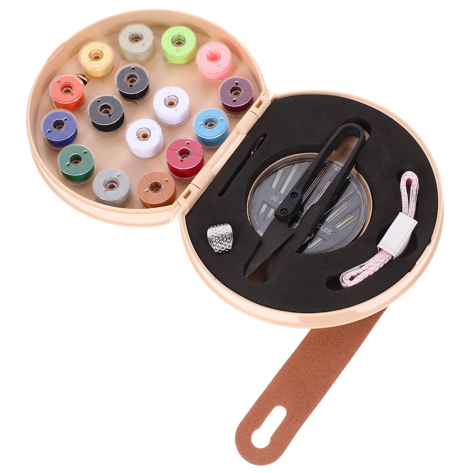 

Sewing Storage Box Jewelry Cases Tools Travel Kit Suite Jewellery Purse Mini Essentials Abs Needle Thread Size Jewelery