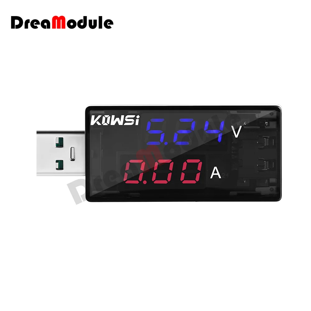

Voltage Ammeter 4-30V 0-6.5A Support 120W Super Fast Charge USB Tester Charger LED On-screen Display Tester Voltmeter Ammeter