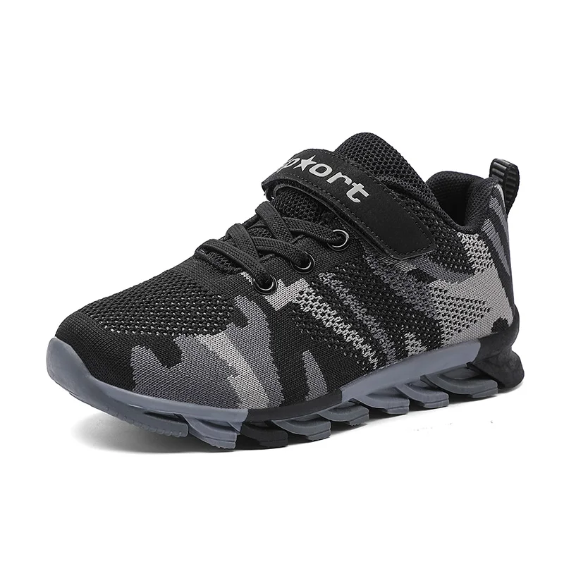 All Seasons Kids Sneakers Children's Fashion Sports Shoes Camouflage Mesh Boys Running Leisure Walking Shoes Breathable Shoes
