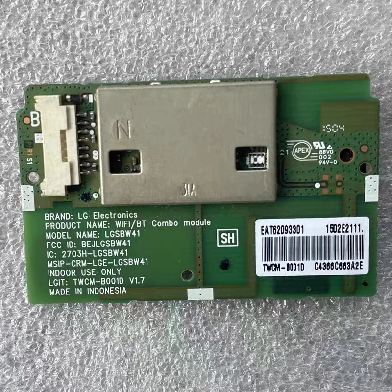 100% новый оригинальный Lb47650v 55LF632V 55UF6807 49UF695V 55UB830V WIFI адаптер LAN Nirkabel Bluetooth модульный EAT 62093301   LGSBW41 (art.: 3920cda7e89bf) - 3920cda7e89bf