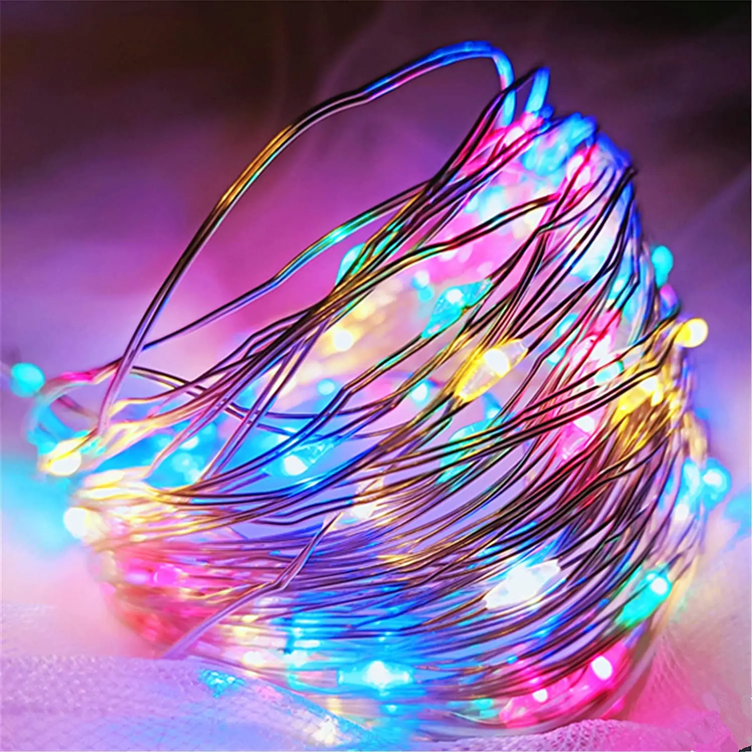 

20M LED Fairy Lights Copper Wire String Light 5V USB Waterproof Wedding Party Christmas lights New Year 2022 Decoration Garland