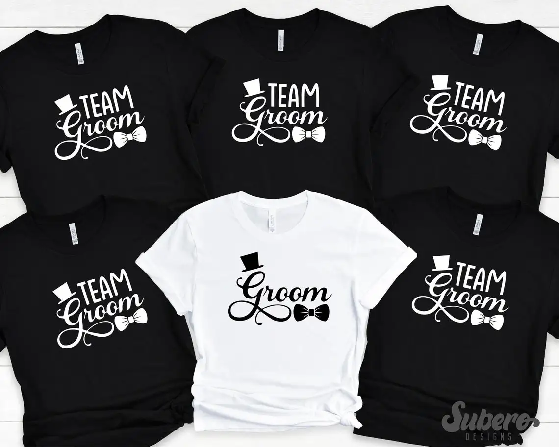 

Мужская футболка с надписью «Bruidegom»